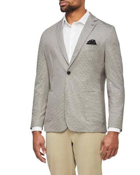 Mini Check Blazer Regular Fit Neutral