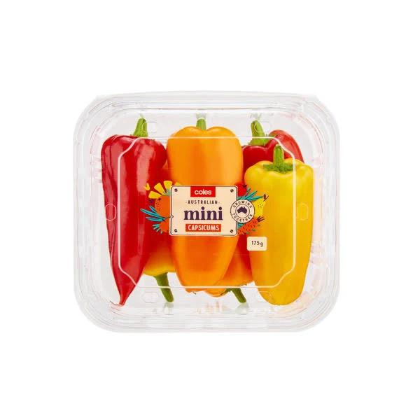 Mini Vine Capsicums | Coles