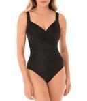 Miraclesuit Black Must Haves Sanibel Underwire One-piece Swimsuit, US 12