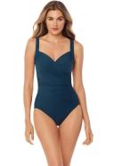 Miraclesuit Must Haves Oceanus One Piece Swimsuit - Azure- Swimwear Galore