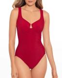 Miraclesuit Must Haves Oceanus One Piece Swimsuit - Azure- Swimwear Galore
