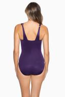 Miraclesuit Swim Network Azura Underwired Shaping Swimsuit - Sangria Purple - 8