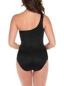 Miraclesuit Swim Network Jena One Shoulder Shaping Swimsuit - Scotch Brown - 18