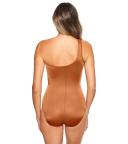 Miraclesuit Swim Network Jena One Shoulder Shaping Swimsuit - Scotch Brown - 18