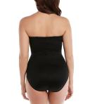 Miraclesuit Swim Rock Solid Madrid Strapless Shaping Swimsuit - Framboise - 10