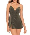 Miraclesuit Women's Twisted Sisters Adora Swim Dress - Olivetta 14 - Swimoutlet.com