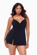 Miraclesuit Women's Twisted Sisters Adora Swim Dress - Olivetta 14 - Swimoutlet.com