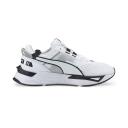 Mirage Sport Tech B+W Sneakers in White/Silver, Size 4 by Puma