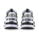 Mirage Sport Tech B+W Sneakers in White/Silver, Size 5 by Puma