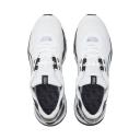 Mirage Sport Tech B+W Sneakers in White/Silver, Size 6 by Puma