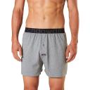 Mitch Dowd - Men's Loose Fit Knit Boxer Short - Charcoal Marle