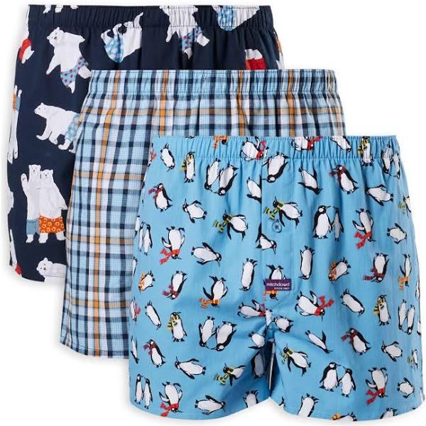 Mitch Dowd Polar Bears & Penguins 3 Pack Cotton Boxer