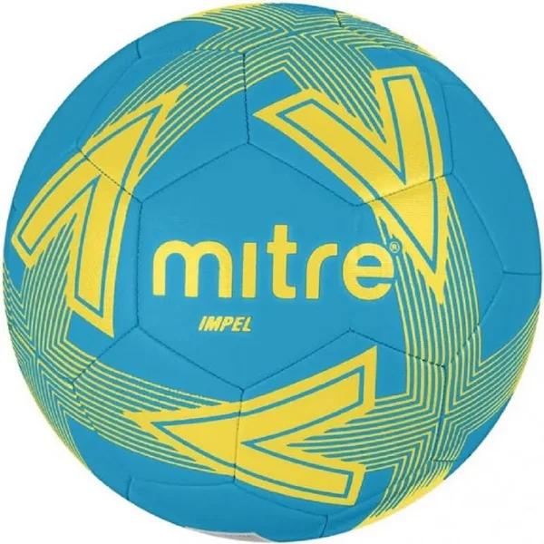 Mitre Impel Football Blue/Yellow 4