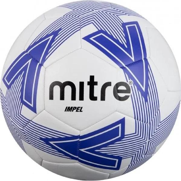 Mitre Impel Football White/Blue 3