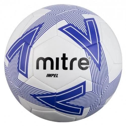 Mitre Impel Football White/Blue 5