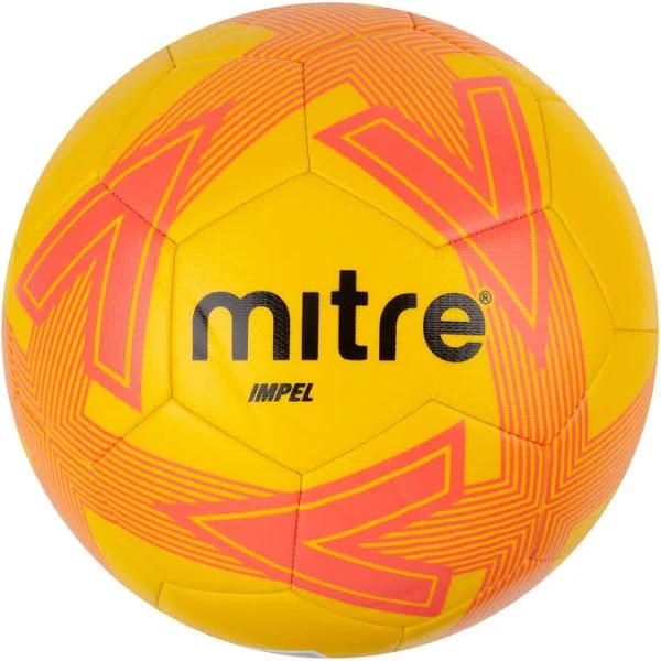 Mitre Impel Training Ball Yellow/Tangerine/Black 3