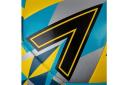 Mitre Match Football Yellow/Silver/Aqua Blue 5