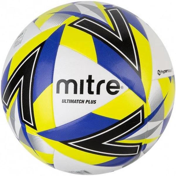 Mitre Ultimatch Max Football white/black/blue 4