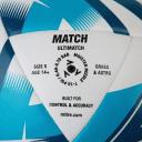 Mitre Ultimatch One Match Football Yellow/Royal Blue/Orange 5