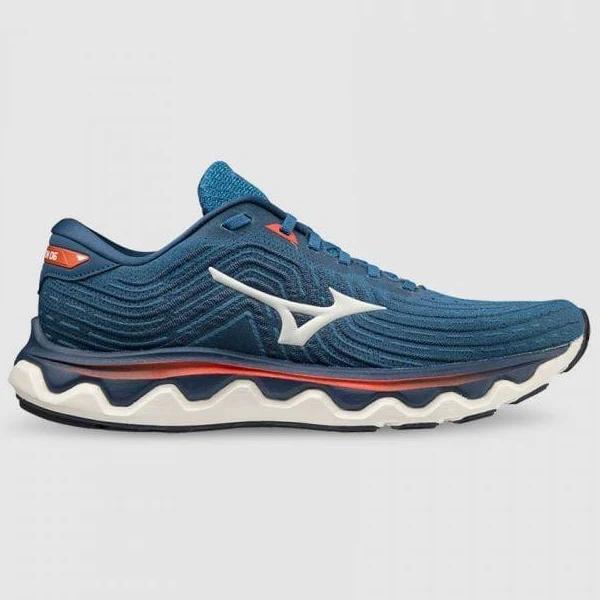 Mizuno Wave Horizon 6 Running Shoes Grey Blue - 42