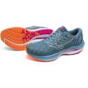 Mizuno Wave Inspire 19 Shoes Blue Lilac White Women - 39