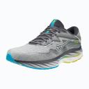 Mizuno Wave Rider 27 Shoes Grey Yellow Blue - 43