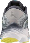 Mizuno Wave Rider 27 Shoes Grey Yellow Blue - 46.5