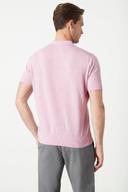 MJ Bale Dickie Knit Polo Pink XXXL