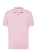 MJ Bale Dickie Knit Polo Pink XXXL