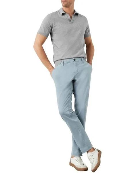 MJ Bale Reed Chino in Dusty Blue 32