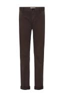 MJ Bale Reed Dobby Chino in Dark Brown 36