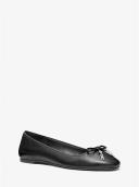 MK Nori Leather Ballet Flat - Mulberry - Size US 10 / EU 41 - Michael Kors