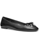 MK Nori Leather Ballet Flat - Mulberry - Size US 8.5 / EU 39 - Michael Kors