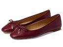 MK Nori Leather Ballet Flat - Mulberry - Size US 8.5 / EU 39 - Michael Kors