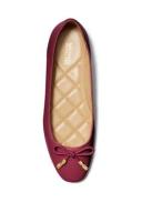 MK Nori Leather Ballet Flat - Mulberry - Size US 9.5 / EU 40.5 - Michael Kors