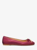 MK Nori Leather Ballet Flat - Mulberry - Size US 9.5 / EU 40.5 - Michael Kors