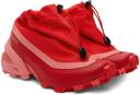 MM6 Maison Margiela Red & Pink Salomon Edition Cross Low Sneakers