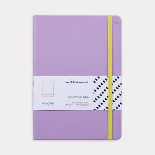 Modena Ideas B5 Notebook Pu Dot Purple
