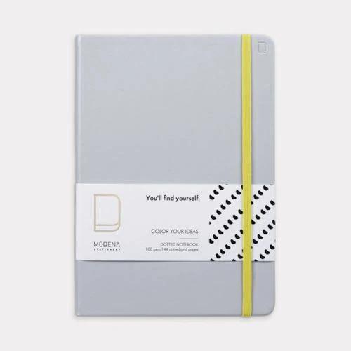 Modena Ideas B5 Notebook Pu Dotted Grey