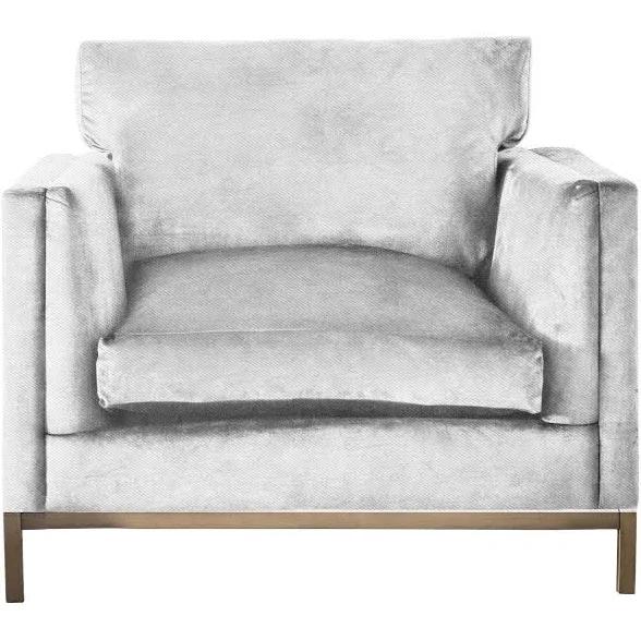 Modena Nickel Armchair