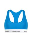 Modern Cotton Bralette Blue XS