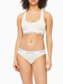 Modern Cotton Bralette White 2XS