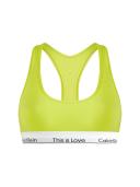 Modern Cotton Bralette Yellow 2XS