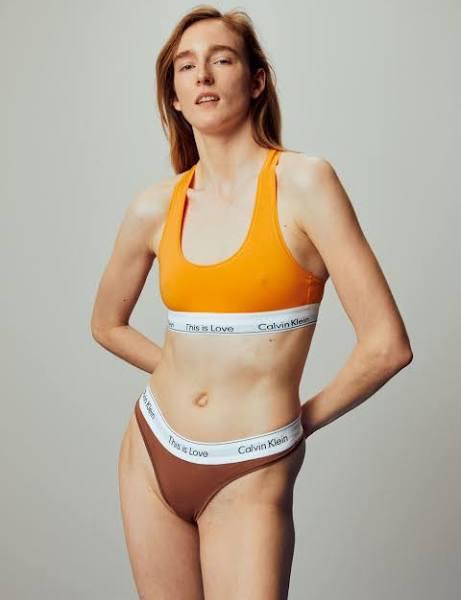 Modern Cotton Plus Size Bralette White 1x