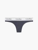 Modern Cotton Thong Blue XS