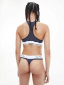 Modern Cotton Thong Blue XS