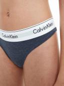 Modern Cotton Thong Blue XS