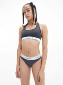 Modern Cotton Thong Blue XS