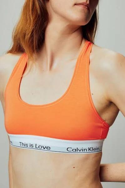 Modern Cotton V-Day Bralette Orange XL