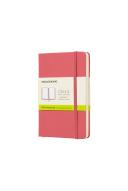 Moleskine - Classic Hard Cover Notebook - Plain - Pocket - Daisy Pink